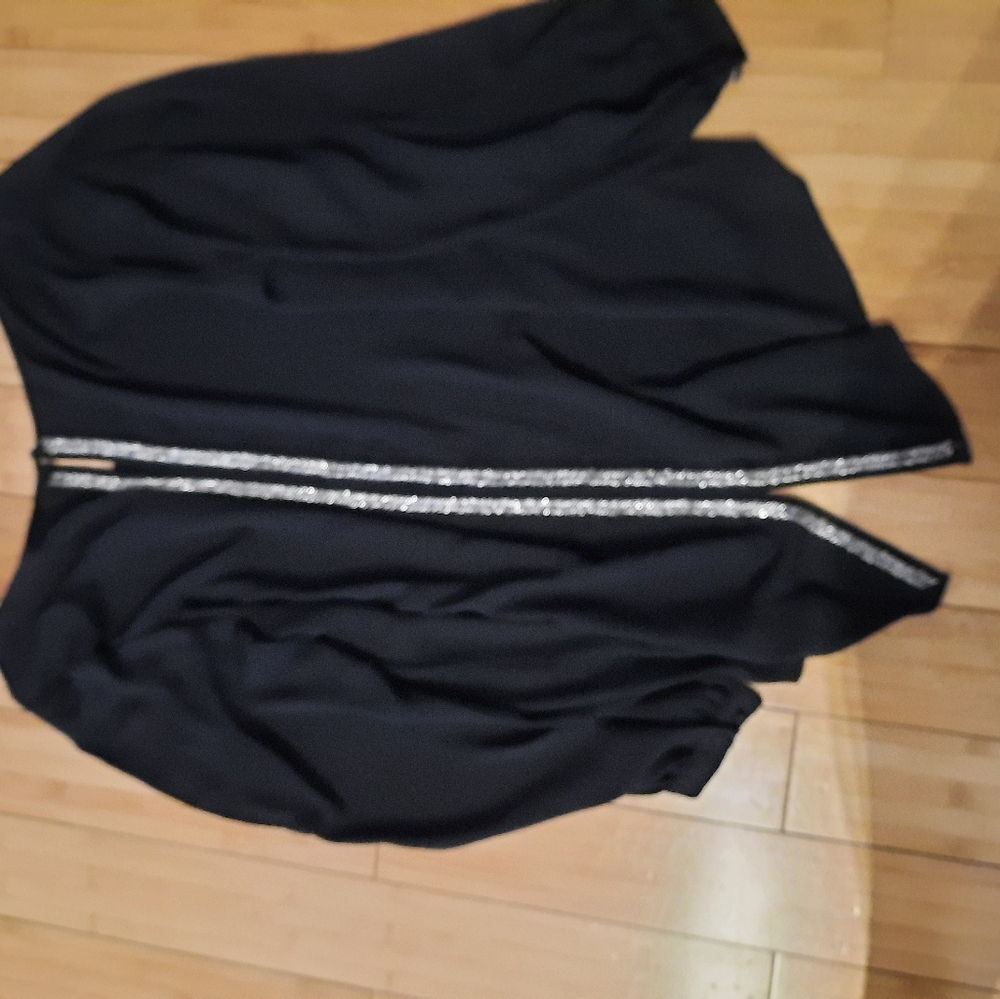 Torrid Embellished Split Back Georgette Blouse - image 5